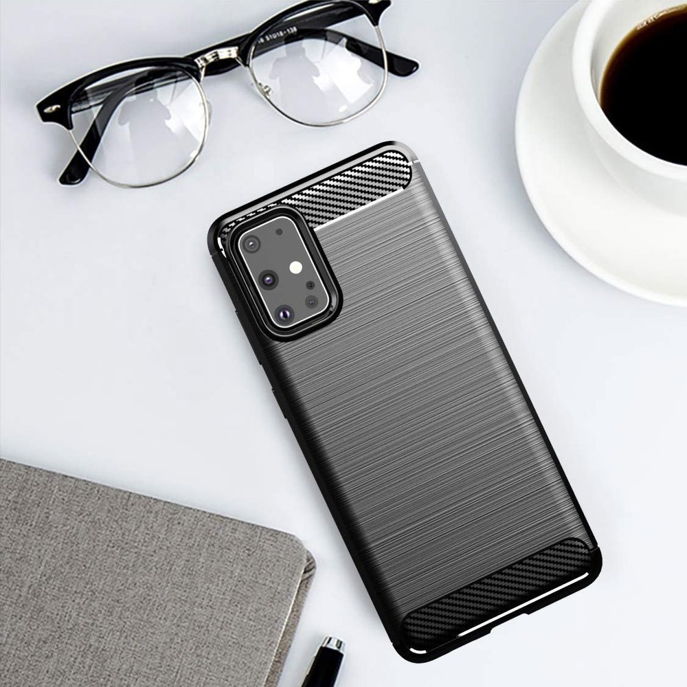 Carbon silikónové puzdro na Samsung Galaxy S20 Ultra black